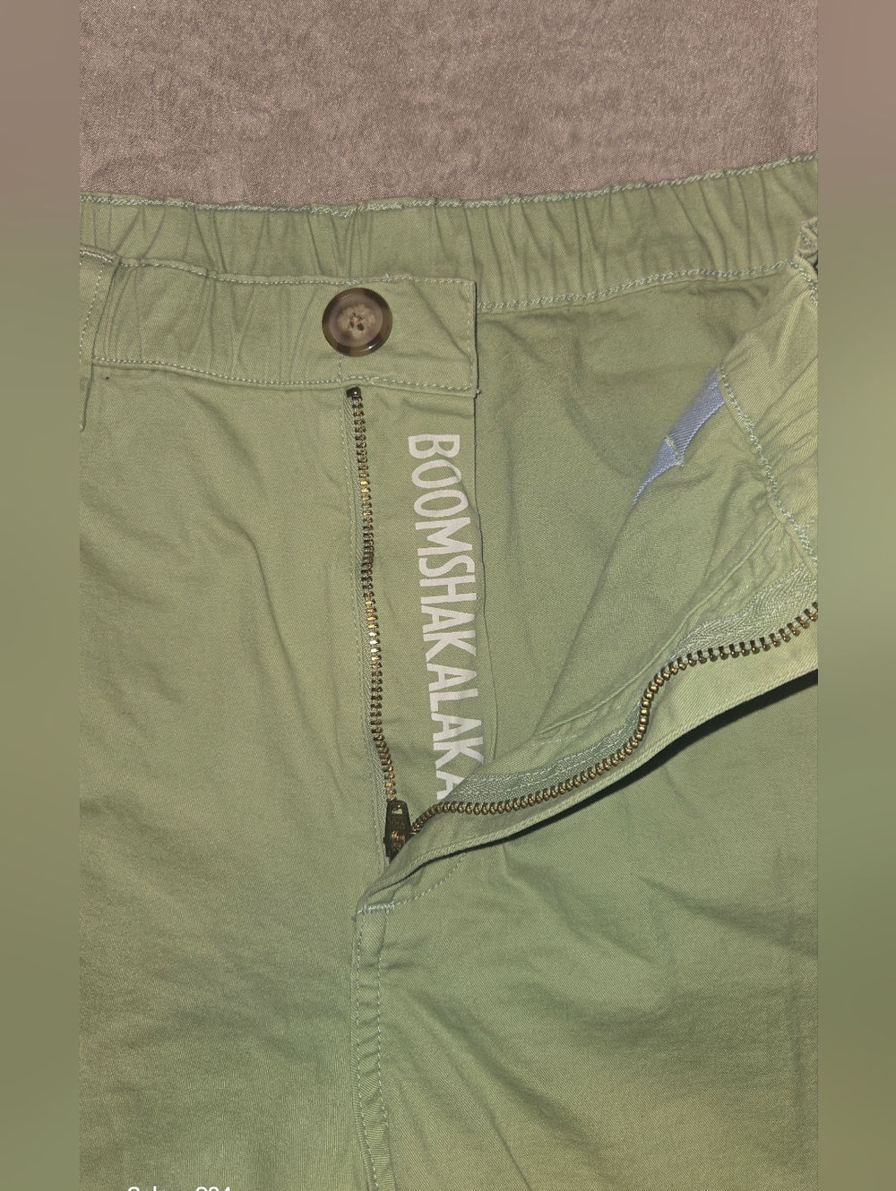 chubbies Olive Green Women's Shorts - Picture 2 of 7